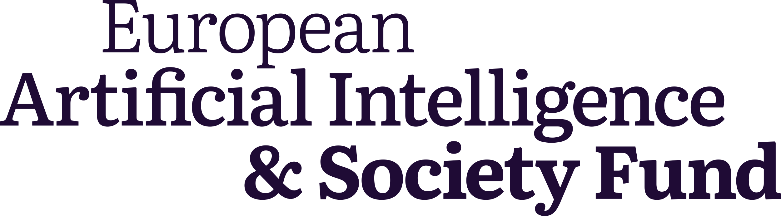 European Artificial Intelligence & Society Fund